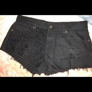 Forever 21 Black Shorts
